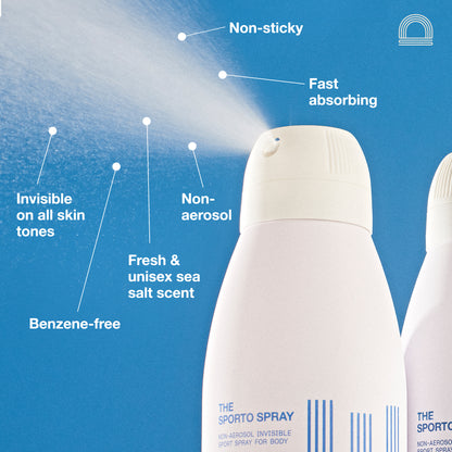 The Sporto Spray Invisible Sunscreen Spray SPF 50