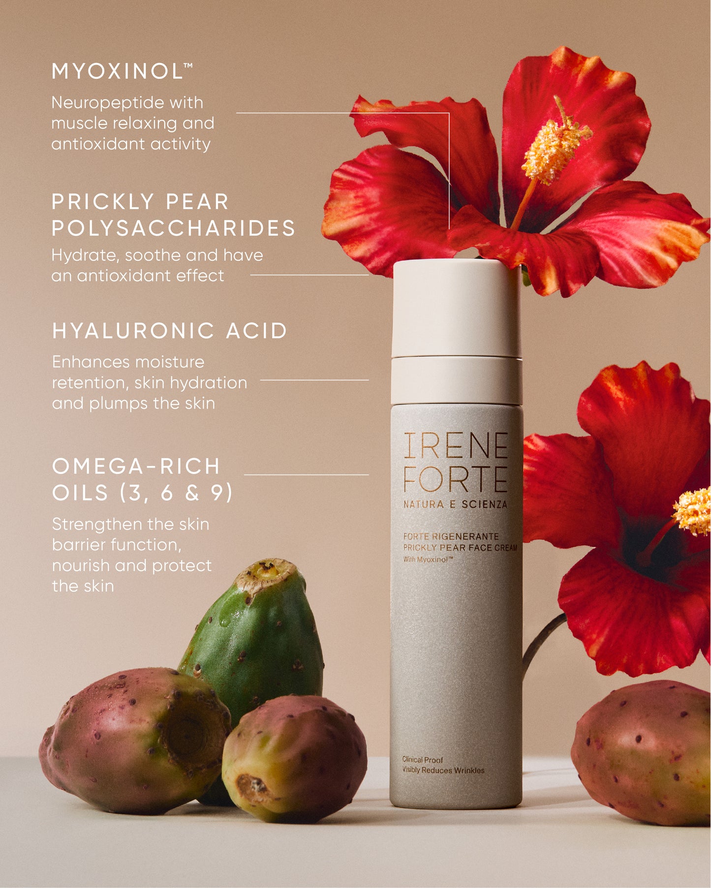 Prickly Pear Face Cream With Myoxinol
