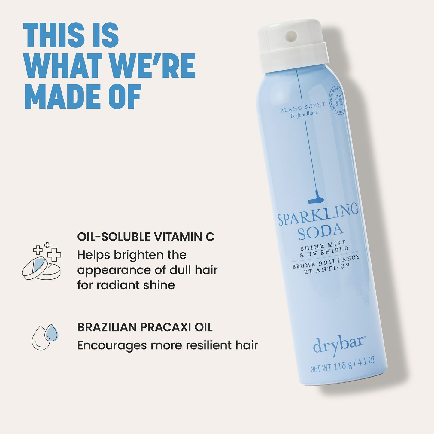 Sparkling Soda Shine Mist and UV Shield