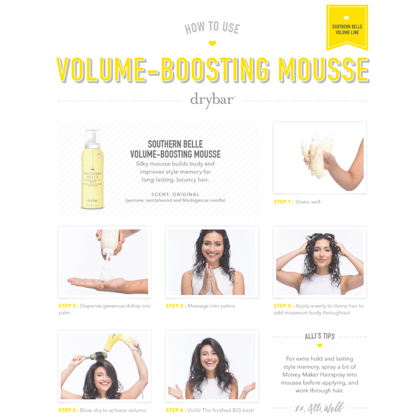 Southern Belle Volume-Boosting Mousse