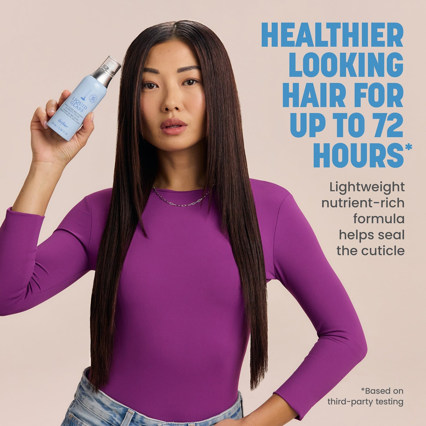 Liquid Glass High-Gloss Smoothing Blowout Cream