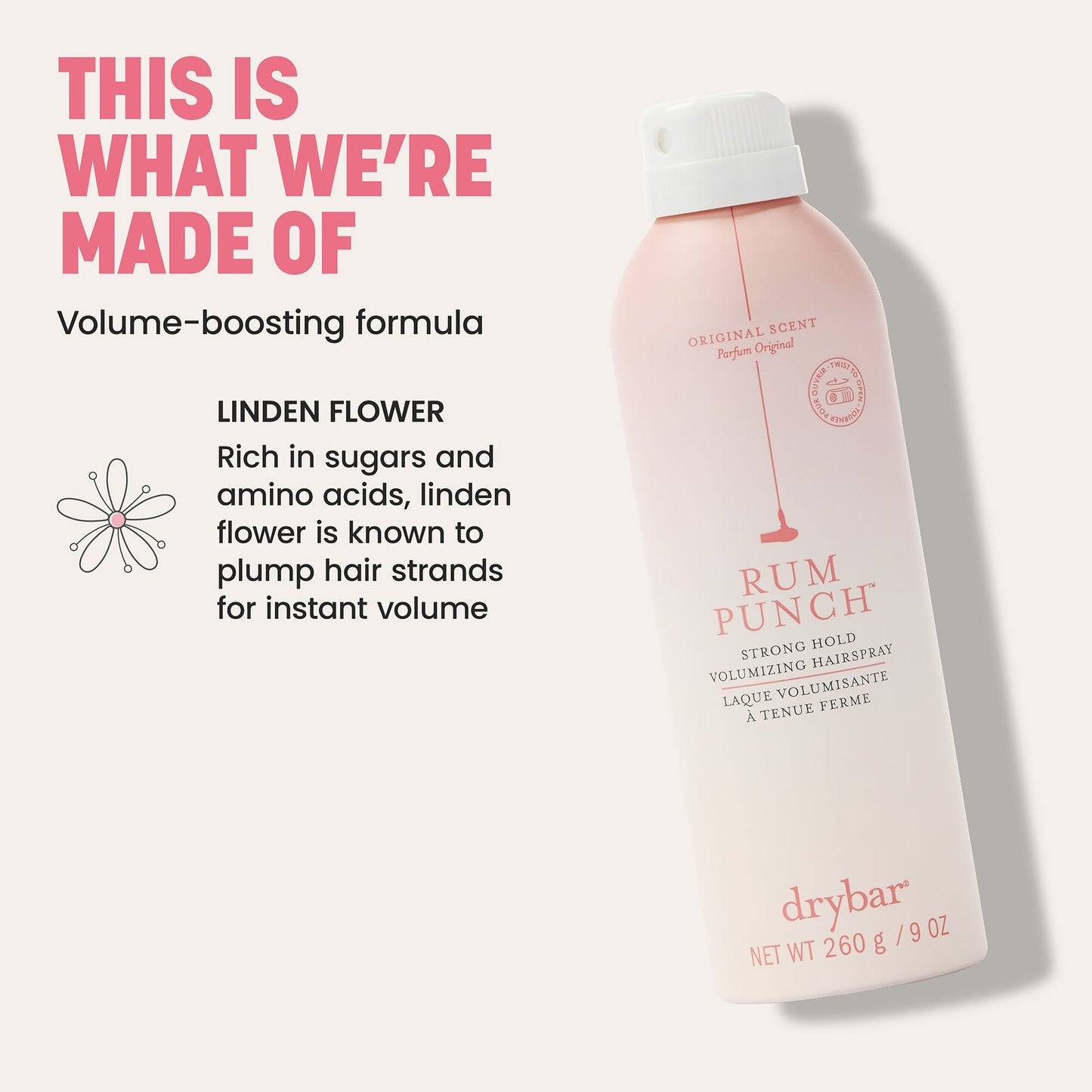 Rum Punch Strong Hold Volumizing Hairspray