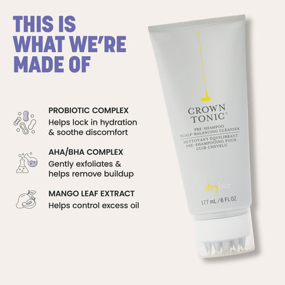Crown Tonic Pre-Shampoo Scalp-Balancing Cleanser