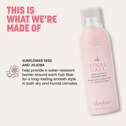 Final Call Frizz and Static Control Mist Blanc Scent