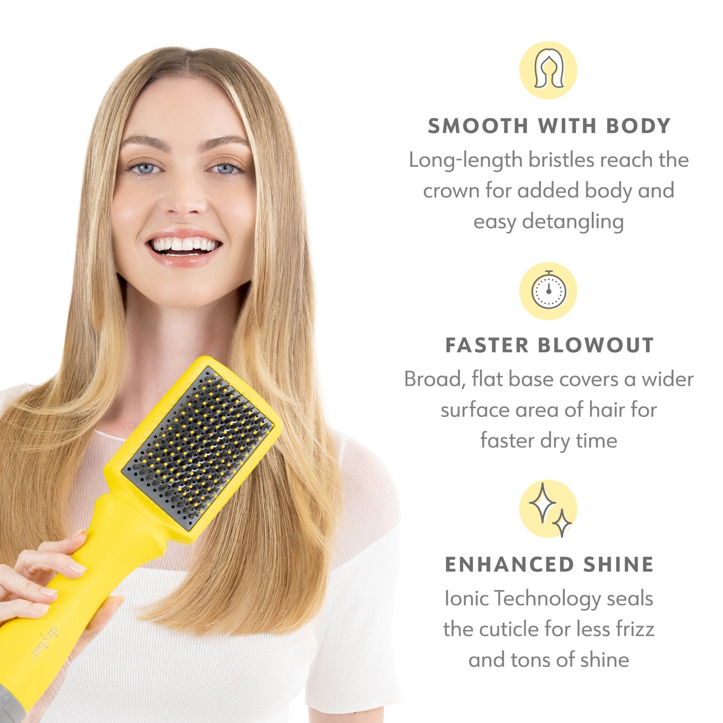 The Smooth Shot Paddle Brush Blow-Dryer