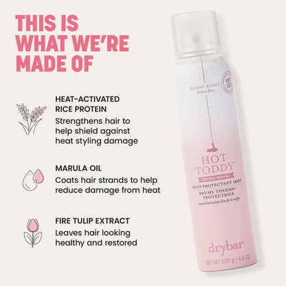Hot Toddy Heat Protectant Mist Coconut Colada Scen