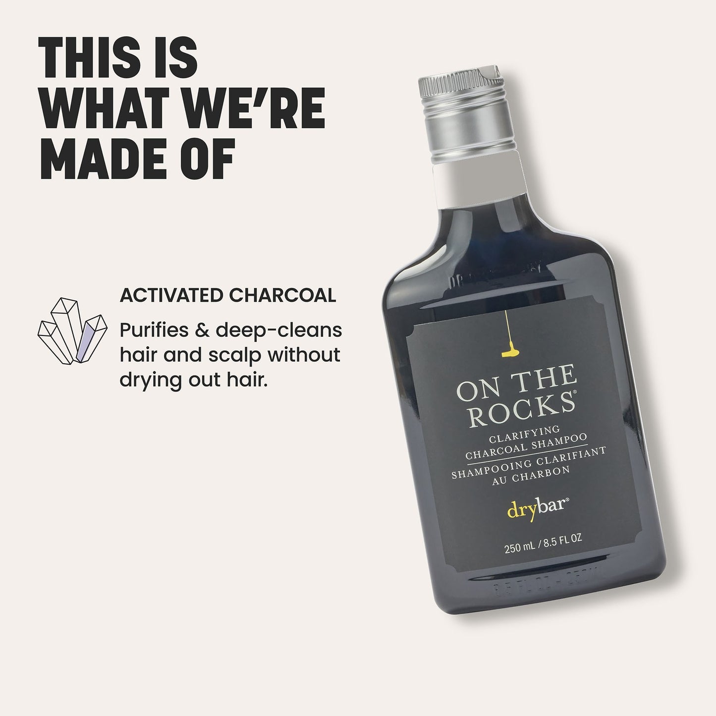 On The Rocks Clarifying Charcoal Shampoo