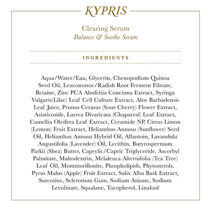 Clearing Serum Balance & Soothe Serum
