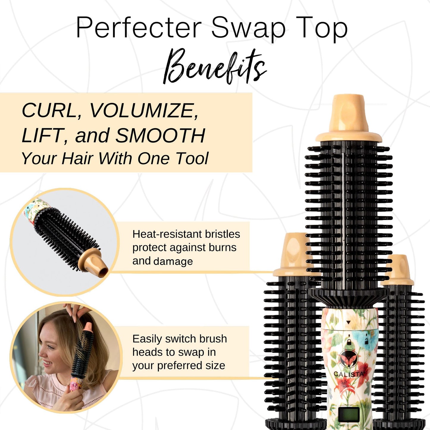 Perfecter Pro Swap Top Heated Round Brush