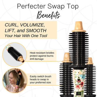 Perfecter Pro Swap Top Heated Round Brush