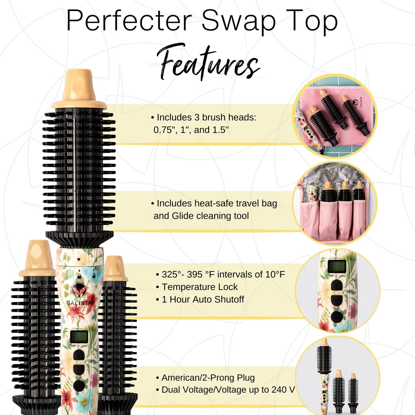 Perfecter Pro Swap Top Heated Round Brush