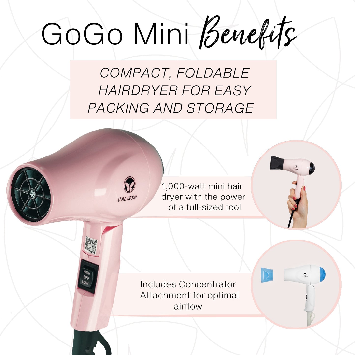 Gogo Mini Hair Dryer