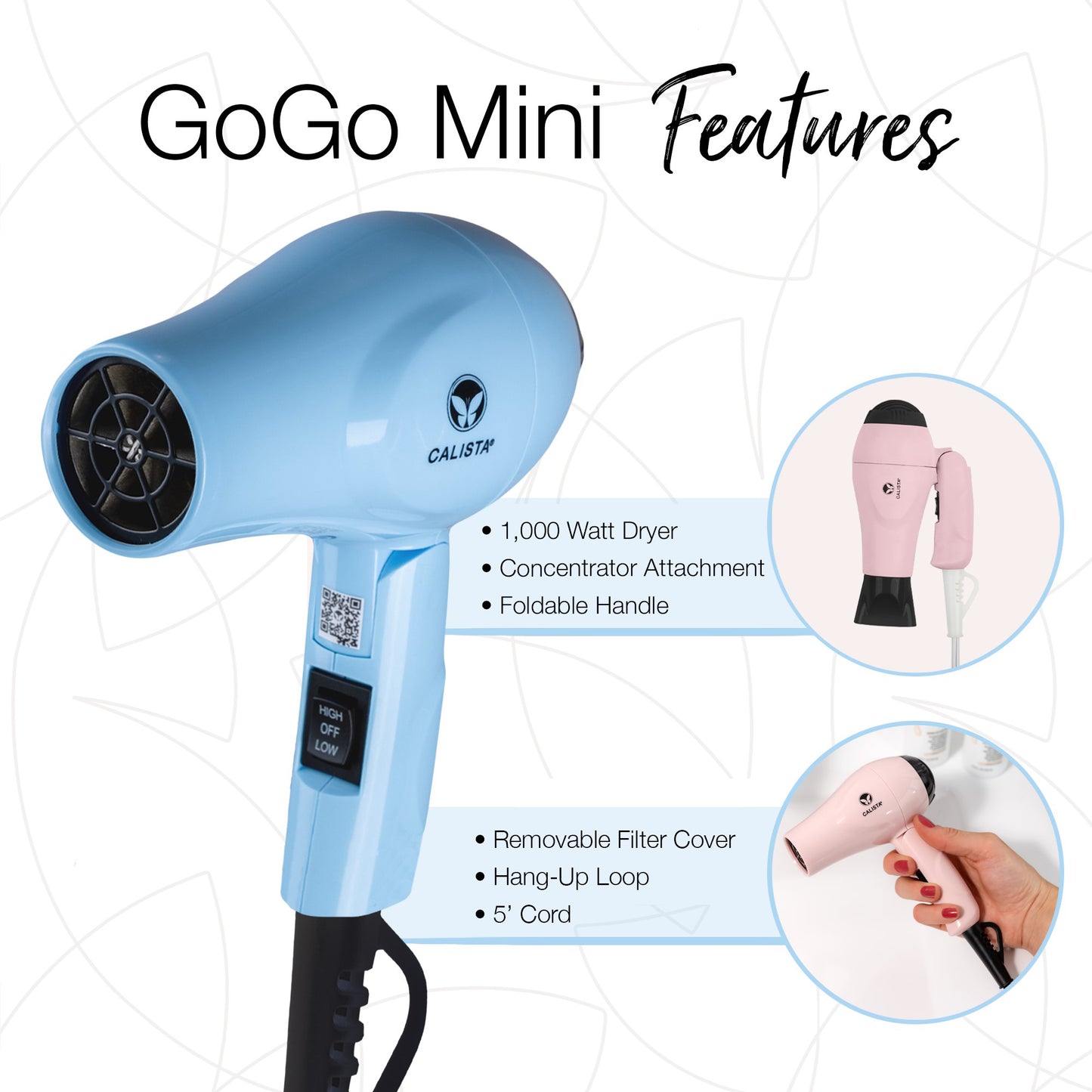 Gogo Mini Hair Dryer