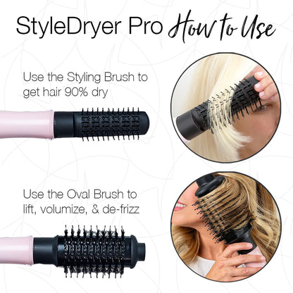 Styledryer Pro Hair Drying Blowout Brush