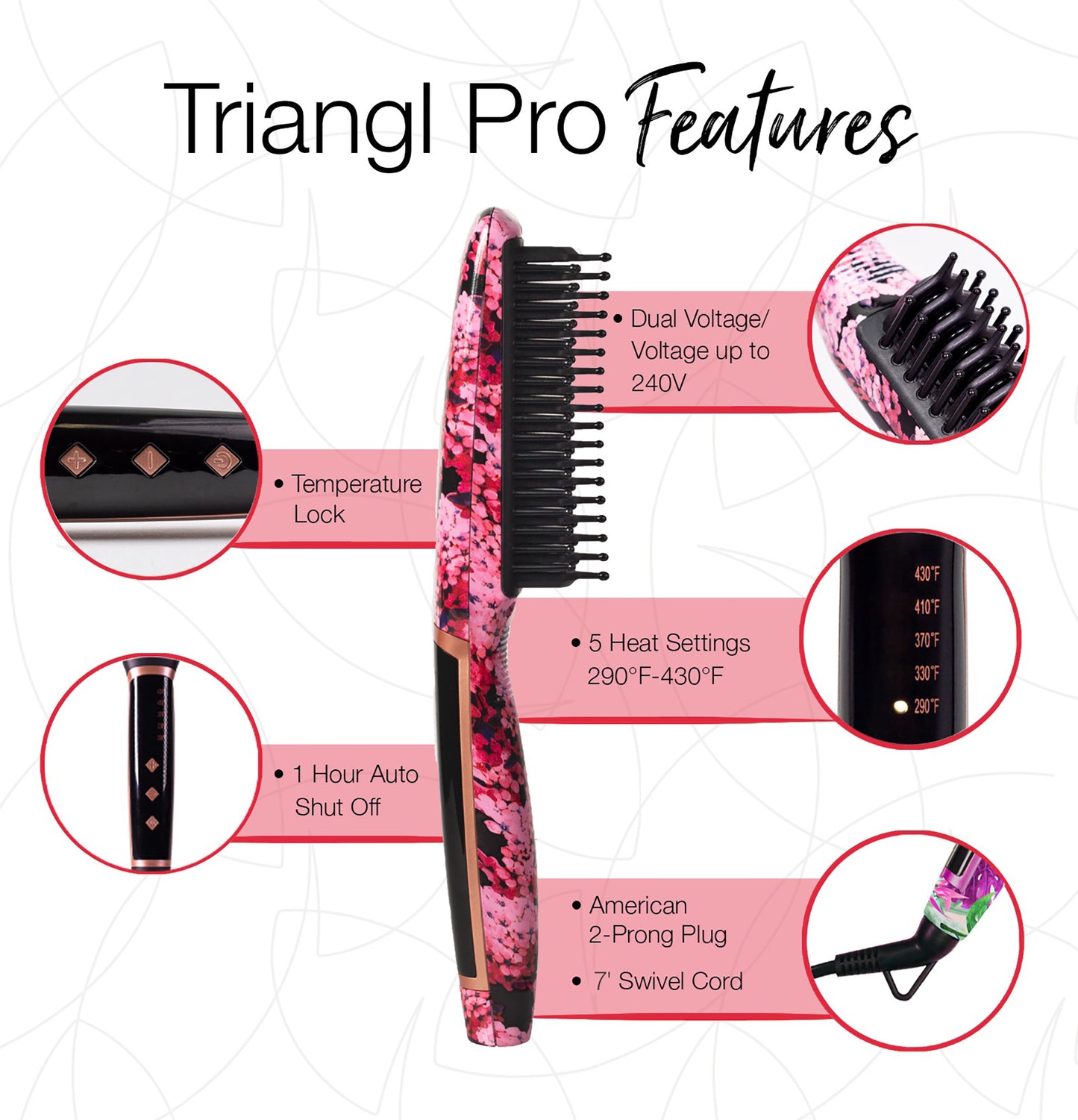 Triangl Pro Heated Detailer Brush