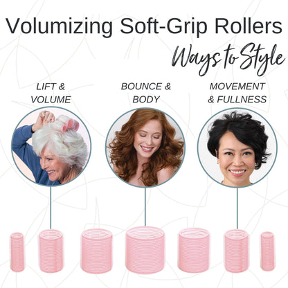 Volumizing Soft Grip Rollers