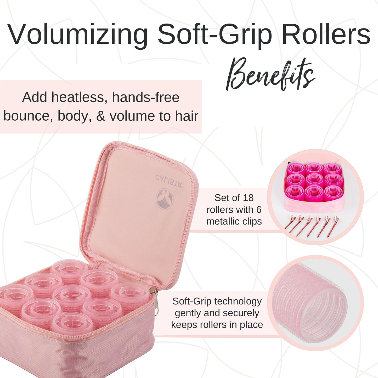 Volumizing Soft Grip Rollers