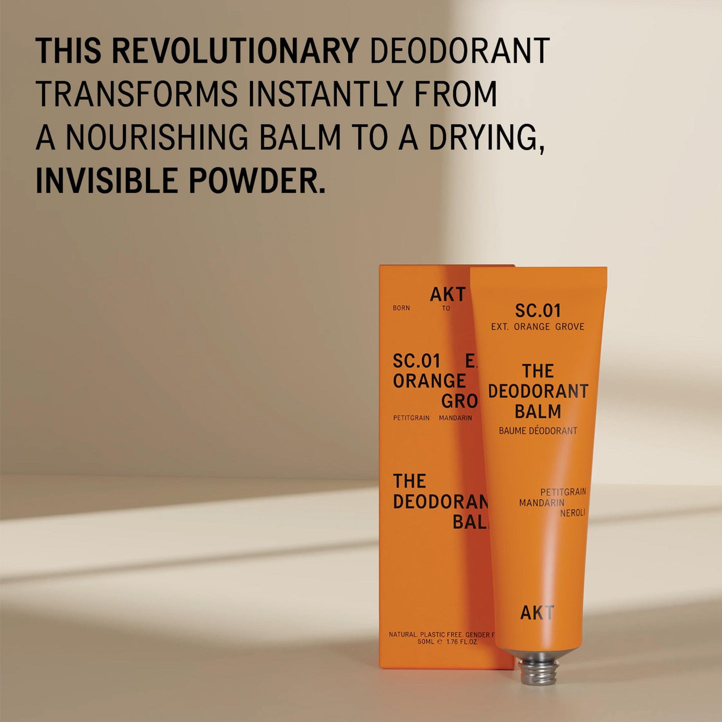 The Deodorant Balm - SC. 01 Orange
