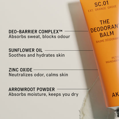 The Deodorant Balm - SC. 01 Orange