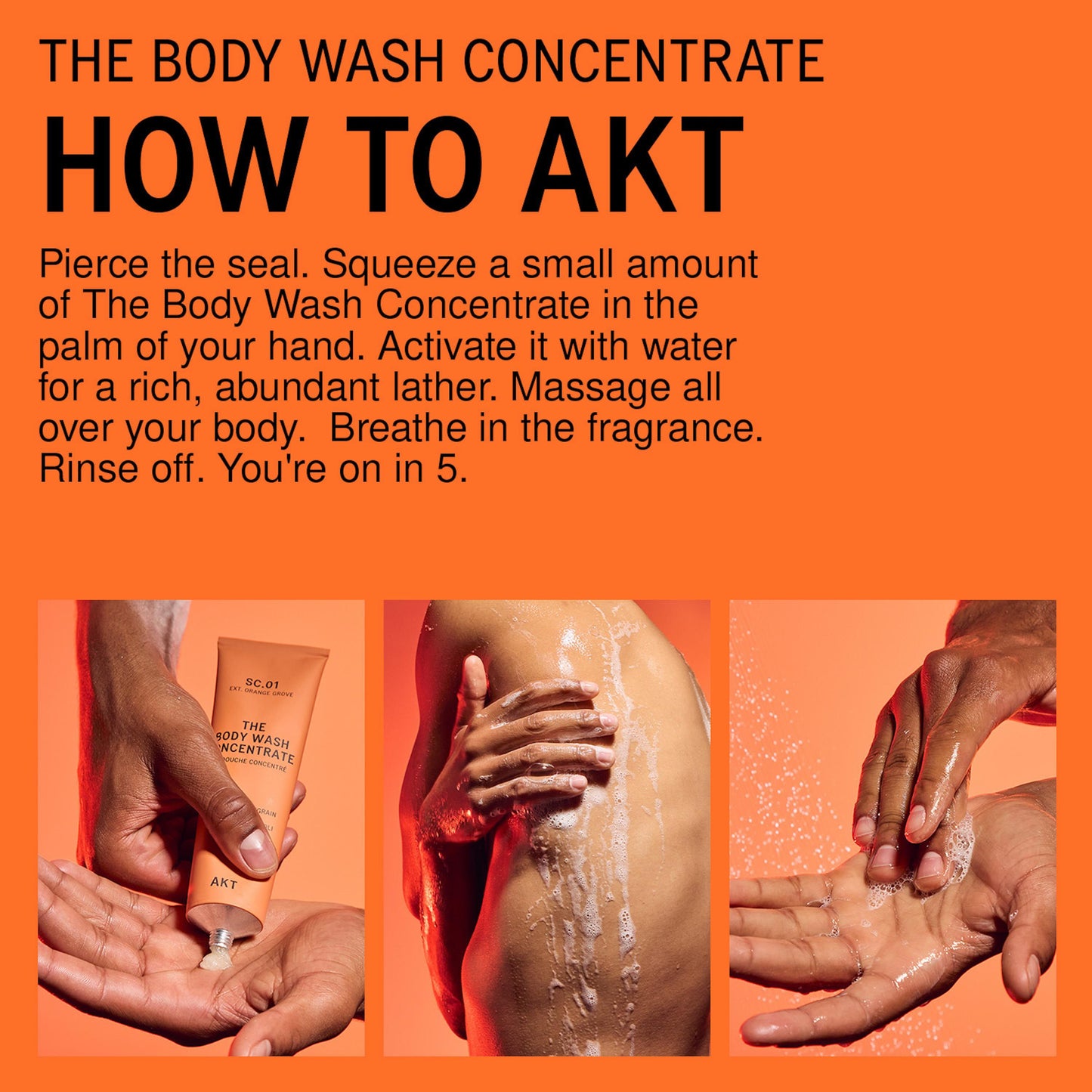Body Wash Concentrate - Sc. 01 Orange
