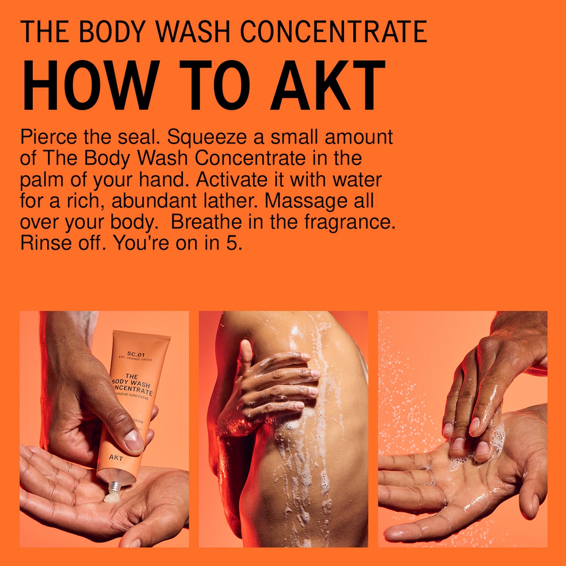 Body Wash Concentrate - Sc. 01 Orange