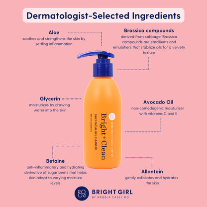 Bright Plus Clean Daily Facial Gel Cleanser