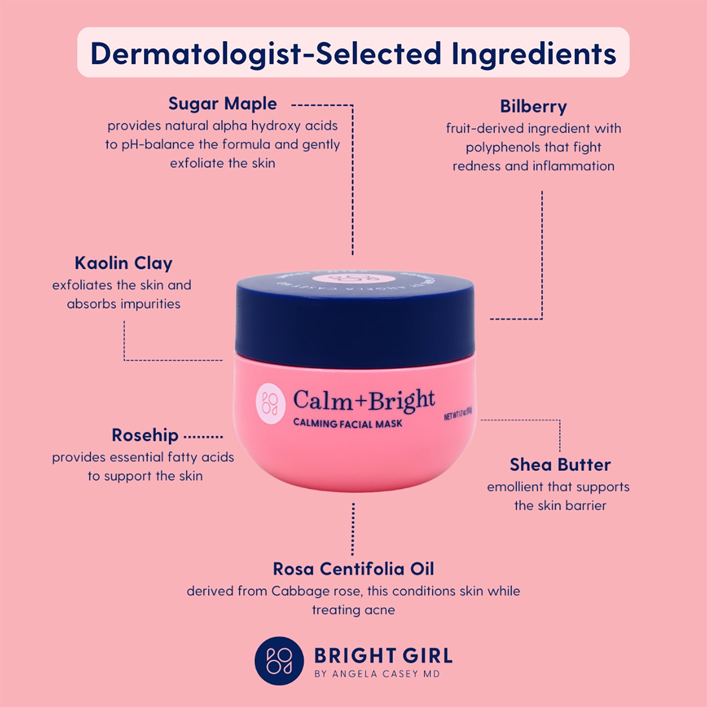 Calm Plus Bright Calming Face Mask