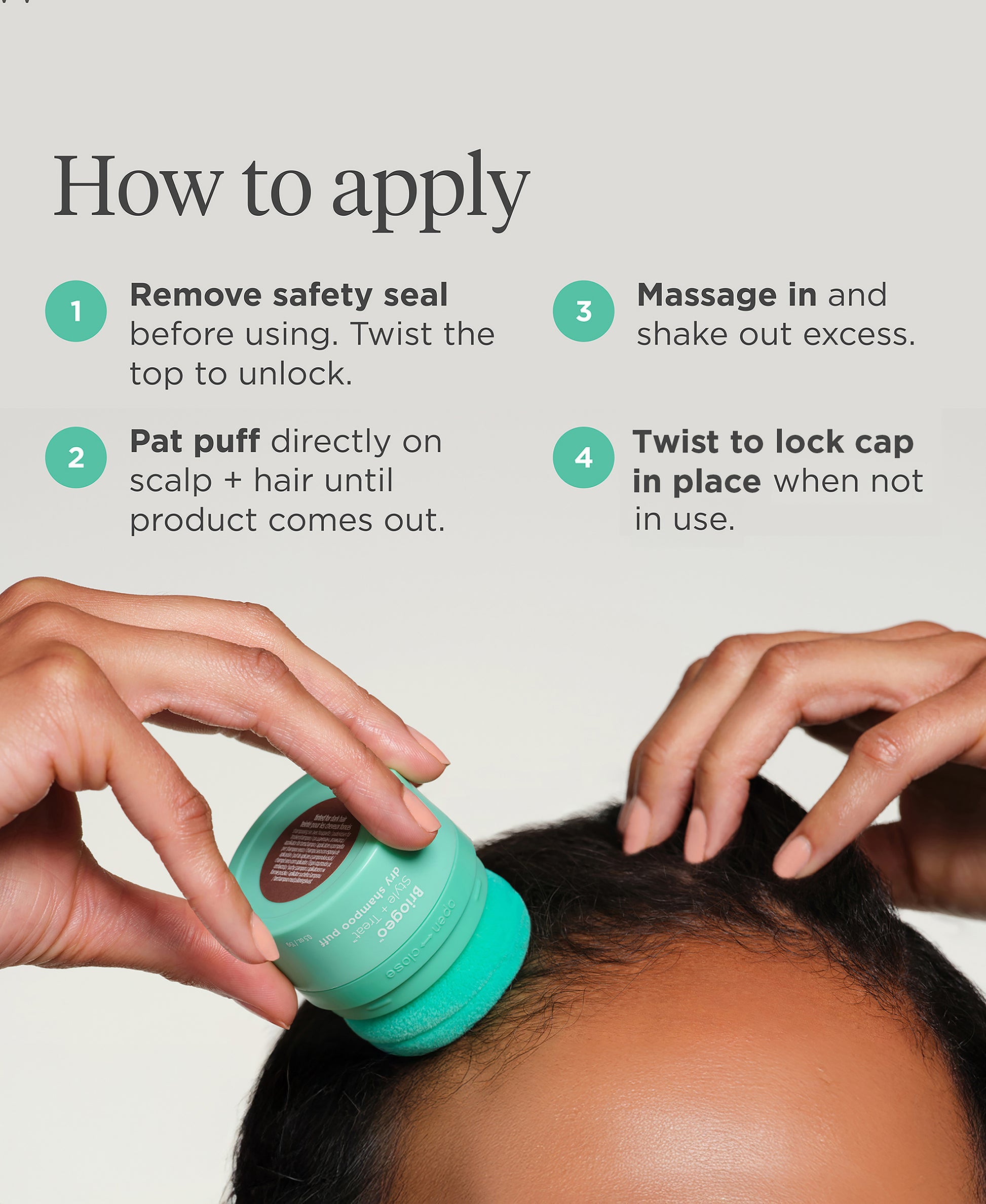 Style + Treat Dry Shampoo Puff