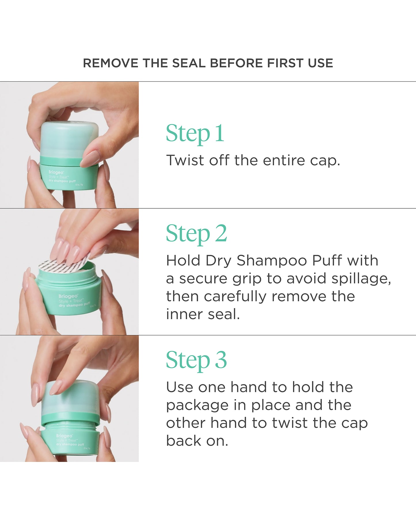 Style + Treat Dry Shampoo Puff