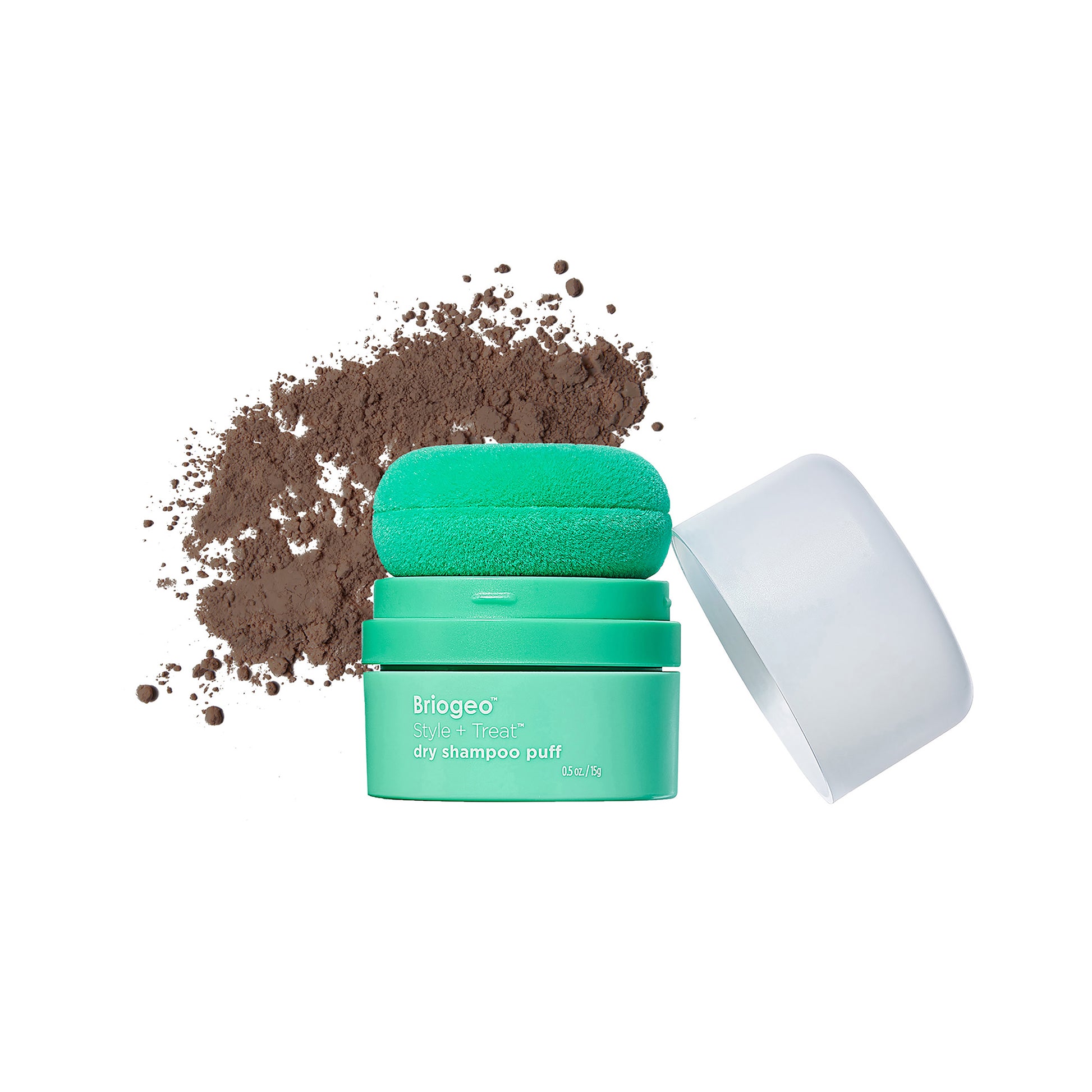 Style + Treat Dry Shampoo Puff - Tinted For Dark Hair