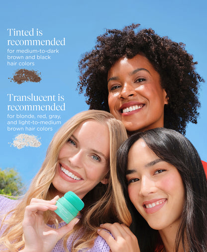 Style + Treat Dry Shampoo Puff - Tinted For Dark Hair