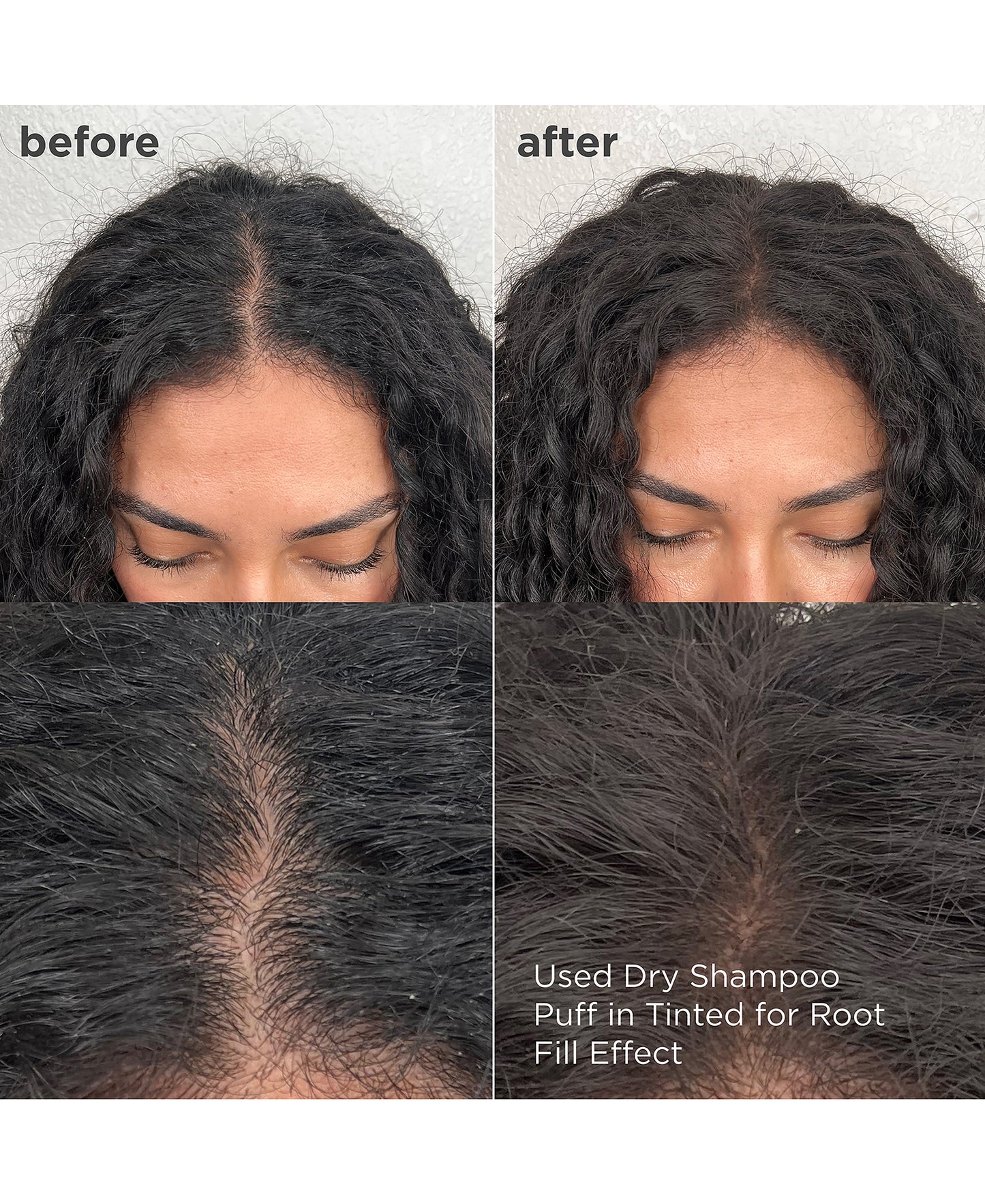 Style + Treat Dry Shampoo Puff - Tinted For Dark Hair