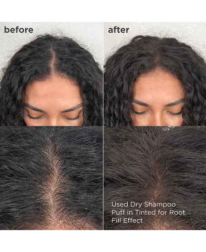 Style + Treat Dry Shampoo Puff - Tinted For Dark Hair