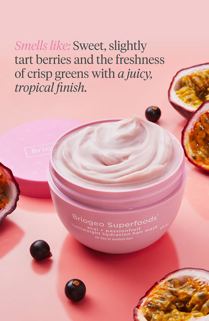 Acai + Passionfruit Lightweight Hydration Hair Mask
