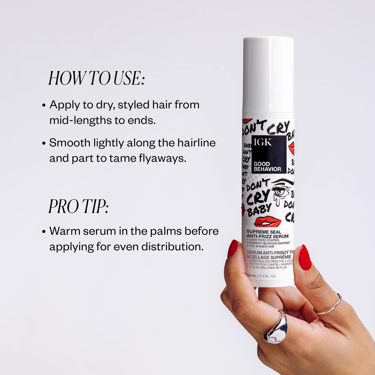 Crybaby 2.0 Supreme Seal Smoothing Serum-Oil