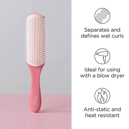 Pro Nylon Pin Styling Brush - Pink