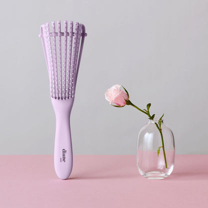 Flex Detangler Hairbrush for Curly Textured Hair - Purple