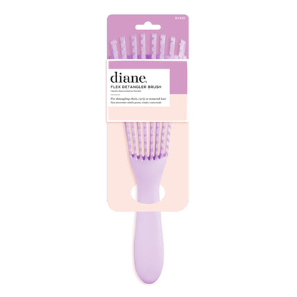 Flex Detangler Hairbrush for Curly Textured Hair - Purple