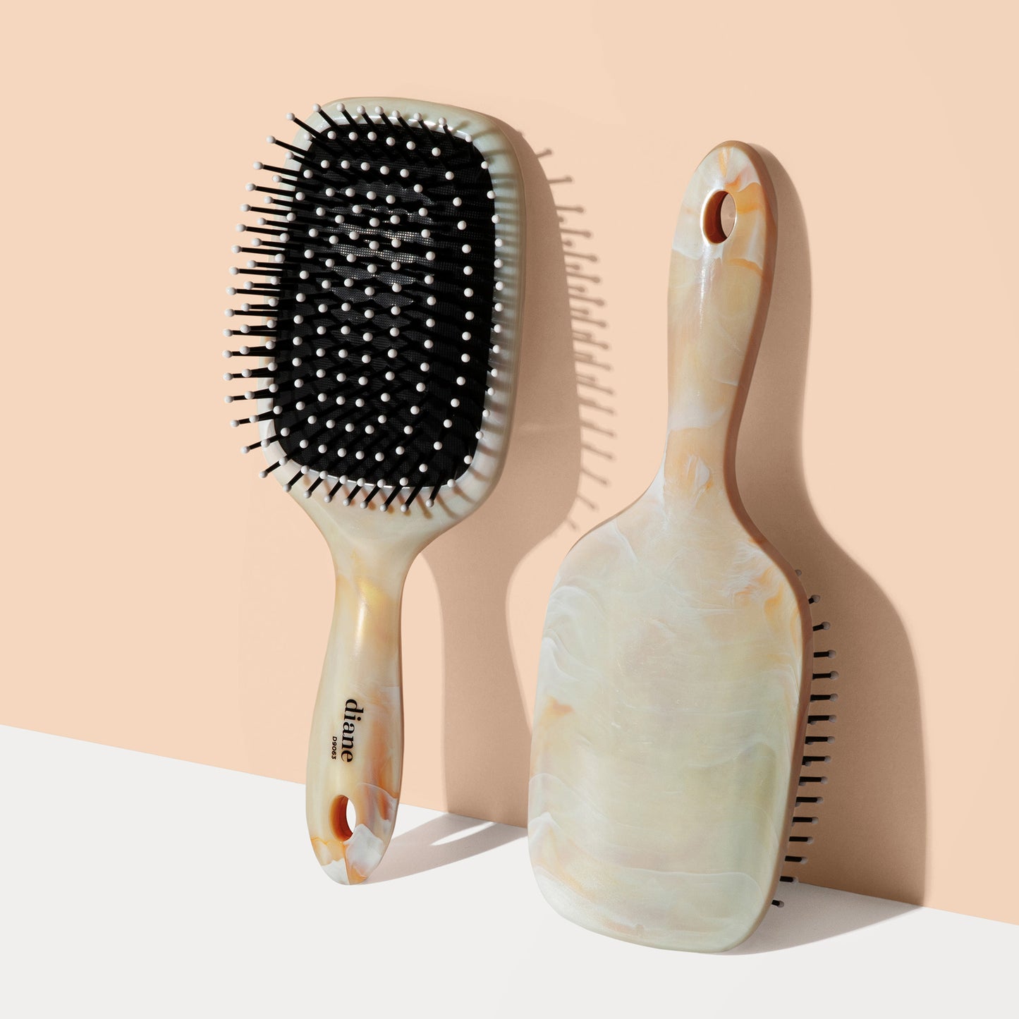 Shell Square Paddle Brush