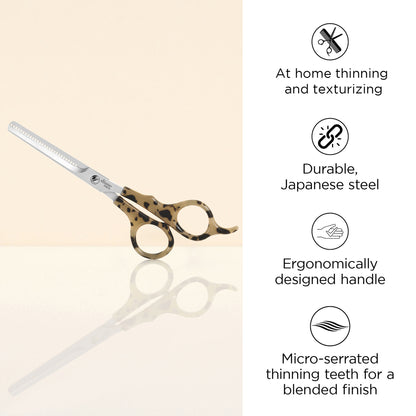 Tortoise 6.25 Inch Hair Thinning and Texturizing Shear
