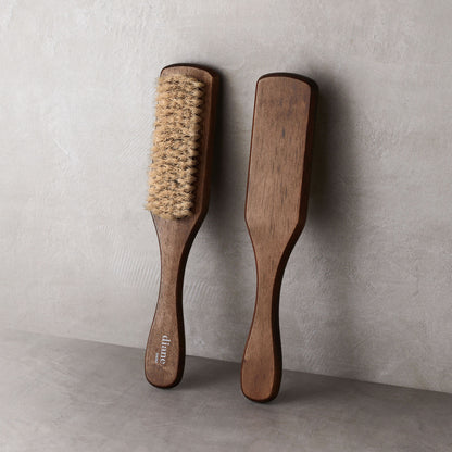 Mens Oak Wood 100 Percent Boar Styling Brush