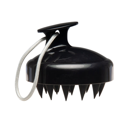 Mens Scalp Massage Shampoo Brush - Black