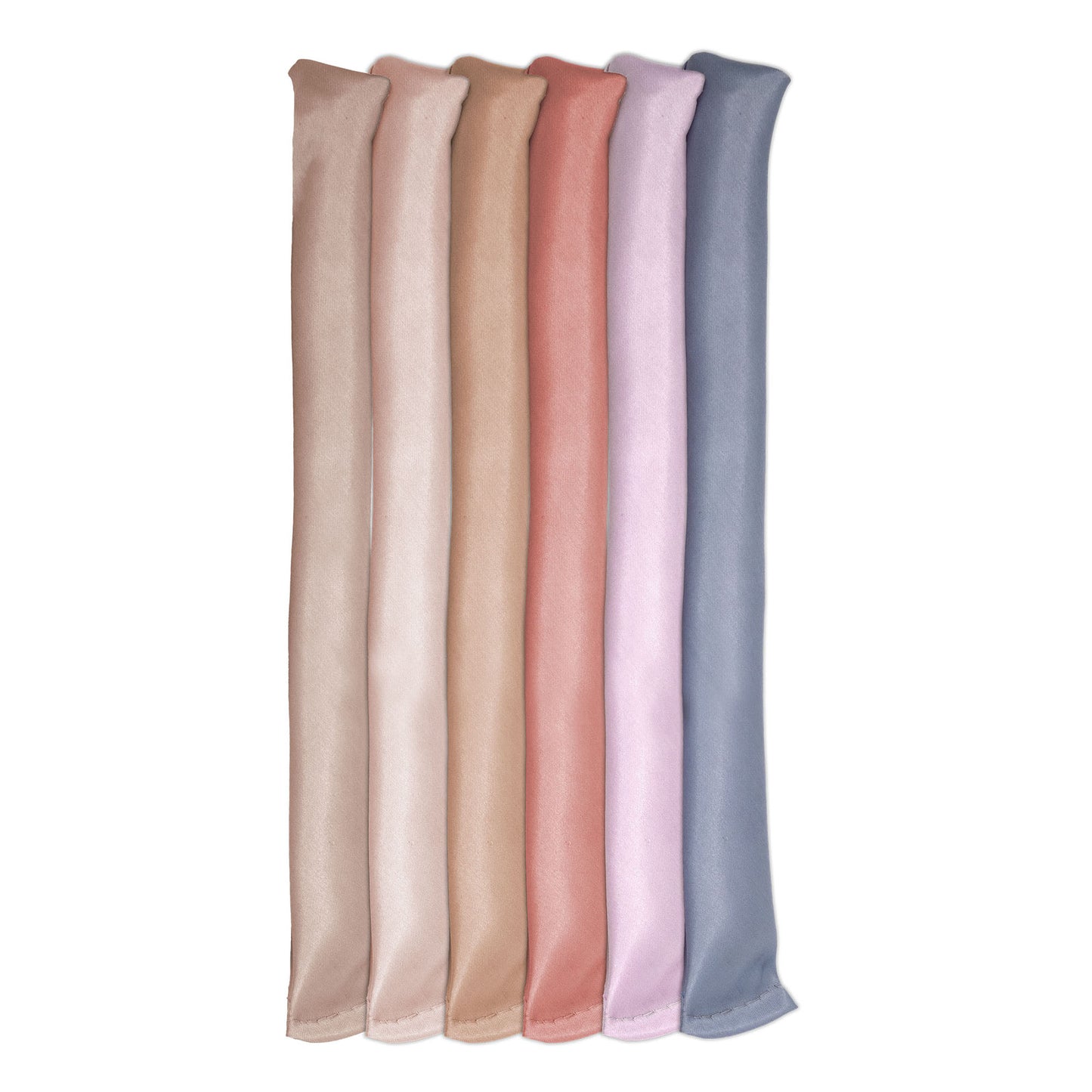 Heatless Satin Flex Rods Hair Curlers 10 inch x 3/4 inch