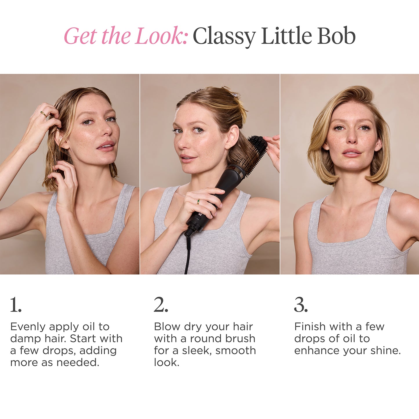 Style + Treat™ Yuzu + Plum Oil 4-in-1 Weightless Hair Oil