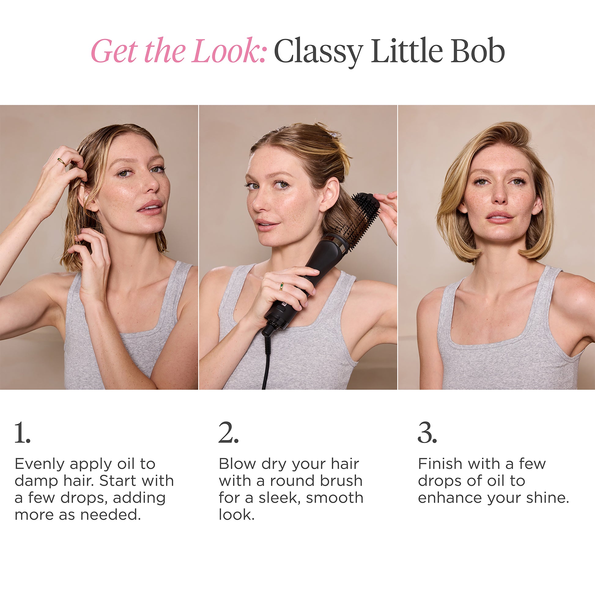 Style + Treat™ Yuzu + Plum Oil 4-in-1 Weightless Hair Oil