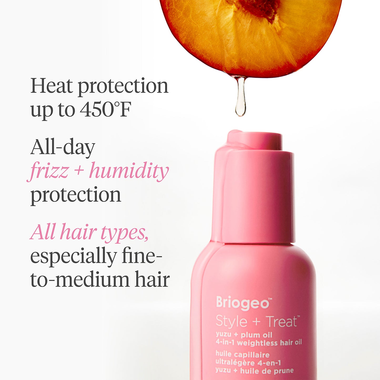 Style + Treat™ Yuzu + Plum Oil 4-in-1 Weightless Hair Oil