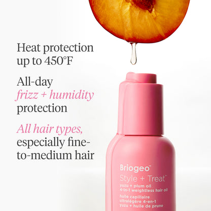 Style + Treat™ Yuzu + Plum Oil 4-in-1 Weightless Hair Oil