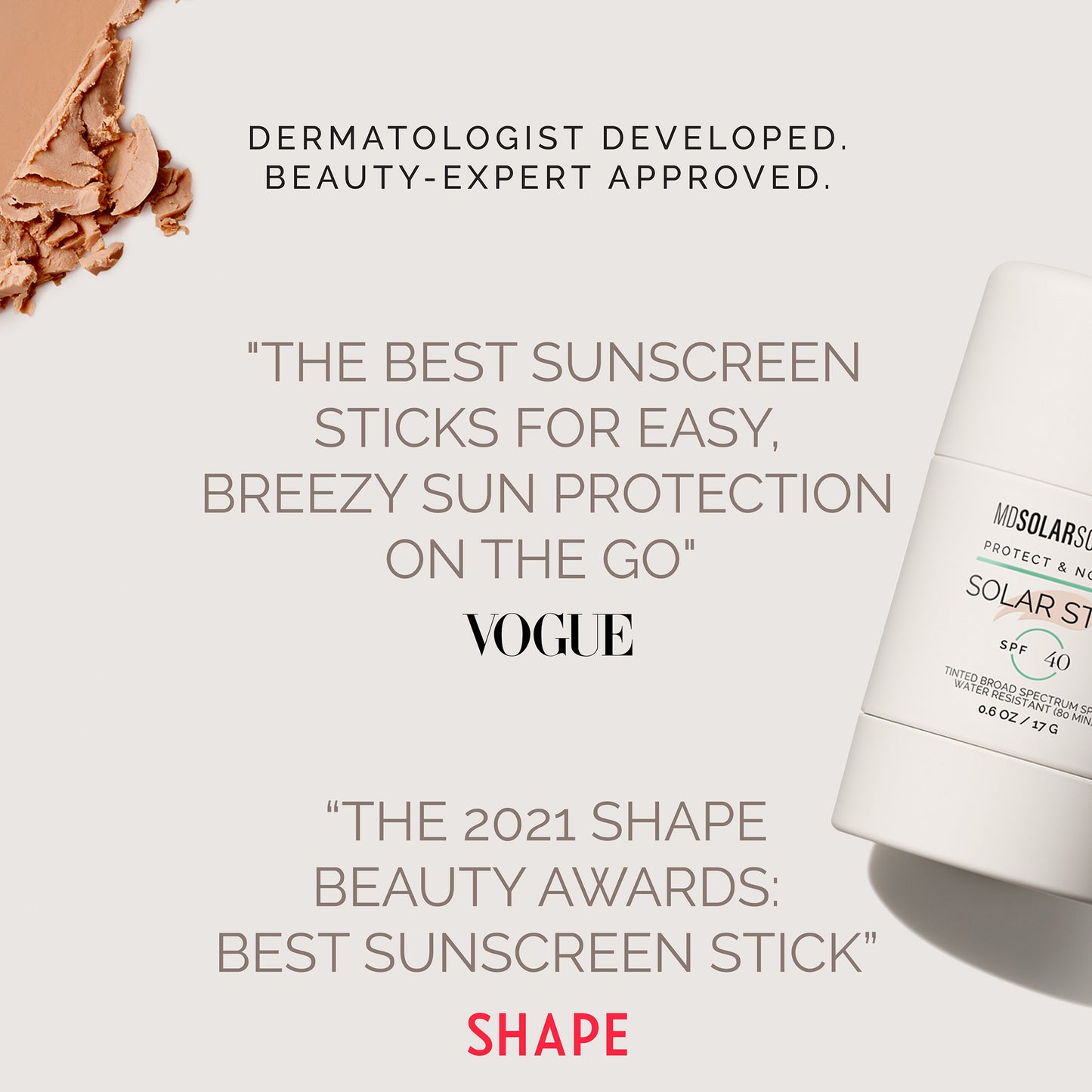 Tinted Solar Stick SPF 40