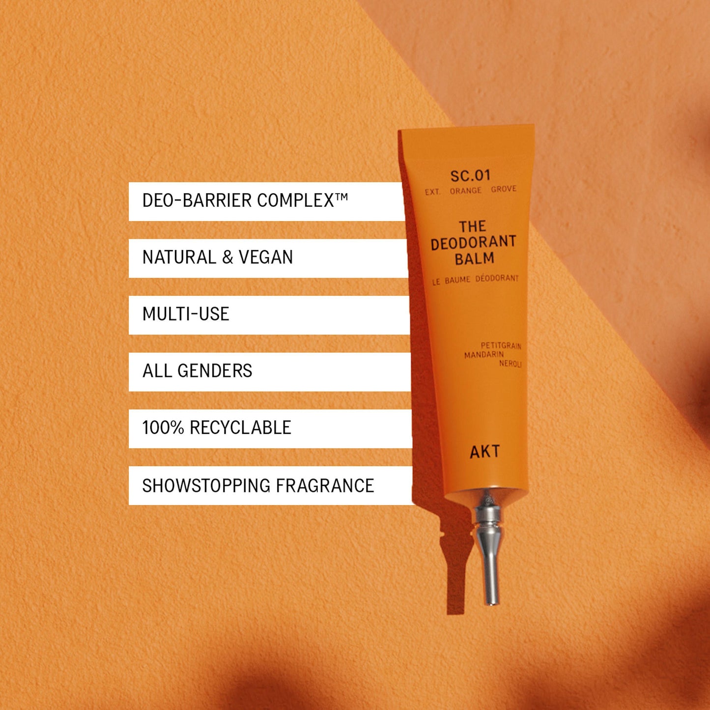 The Deodorant Balm - SC. 01 Orange