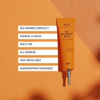 The Deodorant Balm - SC. 01 Orange